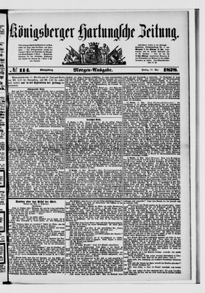 Königsberger Hartungsche Zeitung on May 17, 1878