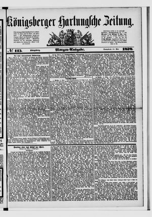 Königsberger Hartungsche Zeitung vom 18.05.1878