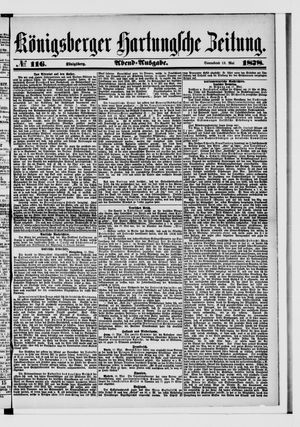 Königsberger Hartungsche Zeitung vom 18.05.1878