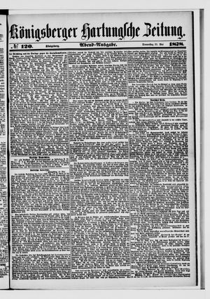 Königsberger Hartungsche Zeitung vom 23.05.1878