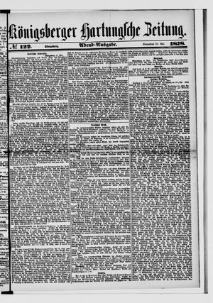 Königsberger Hartungsche Zeitung vom 25.05.1878