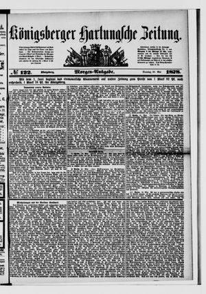 Königsberger Hartungsche Zeitung on May 26, 1878