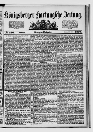 Königsberger Hartungsche Zeitung vom 01.06.1878