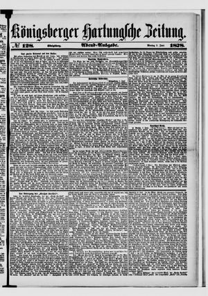 Königsberger Hartungsche Zeitung on Jun 3, 1878