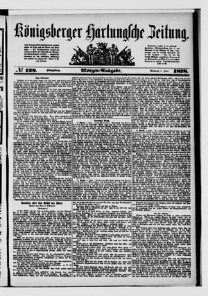 Königsberger Hartungsche Zeitung on Jun 5, 1878
