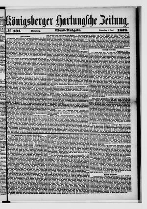 Königsberger Hartungsche Zeitung on Jun 6, 1878
