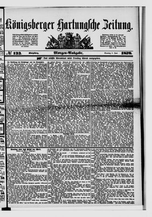 Königsberger Hartungsche Zeitung vom 09.06.1878