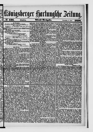 Königsberger Hartungsche Zeitung vom 13.06.1878