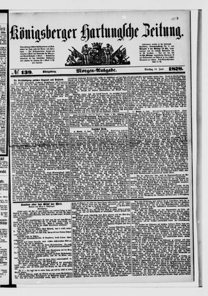 Königsberger Hartungsche Zeitung on Jun 18, 1878