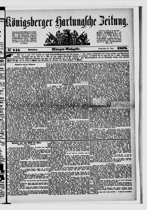 Königsberger Hartungsche Zeitung on Jun 20, 1878