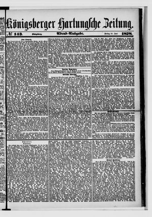 Königsberger Hartungsche Zeitung vom 21.06.1878