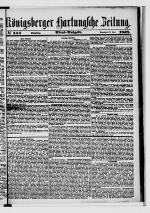 Königsberger Hartungsche Zeitung vom 22.06.1878