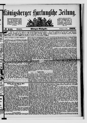 Königsberger Hartungsche Zeitung on Jun 23, 1878
