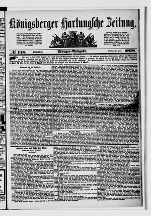 Königsberger Hartungsche Zeitung vom 28.06.1878