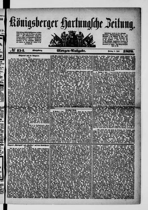 Königsberger Hartungsche Zeitung on Jul 5, 1878