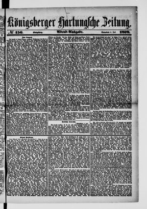 Königsberger Hartungsche Zeitung vom 06.07.1878