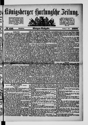 Königsberger Hartungsche Zeitung vom 09.07.1878