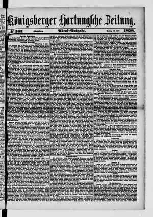 Königsberger Hartungsche Zeitung vom 19.07.1878