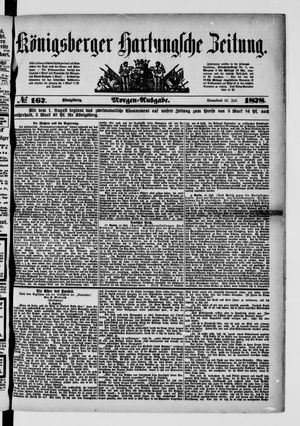 Königsberger Hartungsche Zeitung on Jul 20, 1878