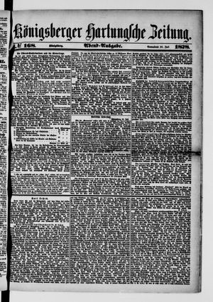 Königsberger Hartungsche Zeitung on Jul 20, 1878