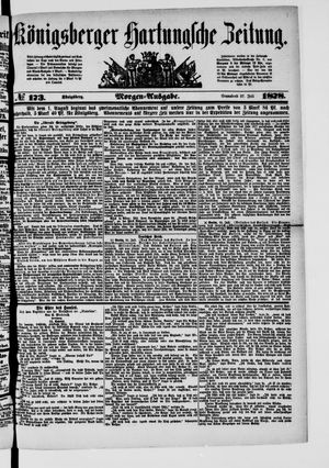 Königsberger Hartungsche Zeitung vom 27.07.1878