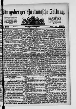 Königsberger Hartungsche Zeitung on Aug 7, 1878