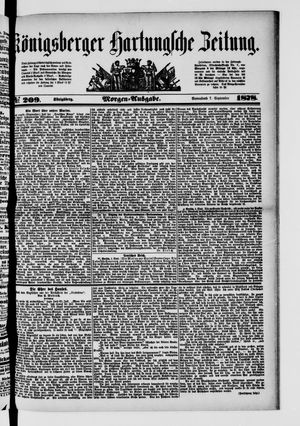 Königsberger Hartungsche Zeitung on Sep 7, 1878