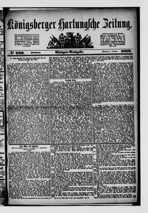 Königsberger Hartungsche Zeitung vom 02.10.1878