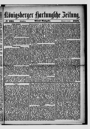 Königsberger Hartungsche Zeitung vom 02.10.1878