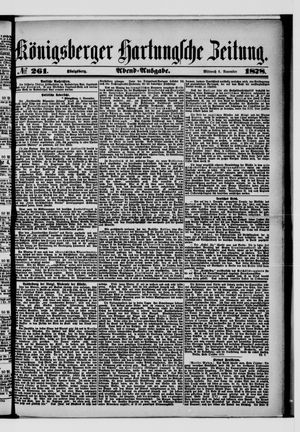 Königsberger Hartungsche Zeitung on Nov 6, 1878