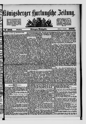 Königsberger Hartungsche Zeitung vom 06.12.1878