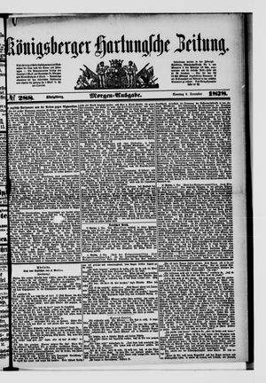 Königsberger Hartungsche Zeitung vom 08.12.1878