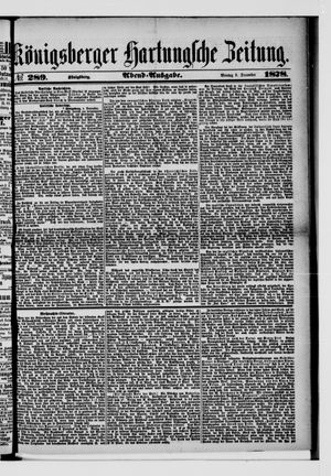 Königsberger Hartungsche Zeitung vom 09.12.1878