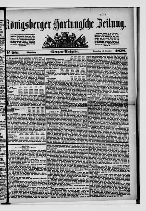 Königsberger Hartungsche Zeitung on Dec 12, 1878