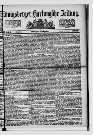 Königsberger Hartungsche Zeitung on Dec 15, 1878