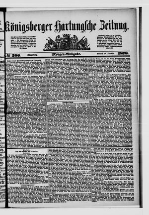 Königsberger Hartungsche Zeitung on Dec 18, 1878