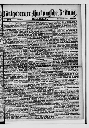 Königsberger Hartungsche Zeitung on Dec 18, 1878