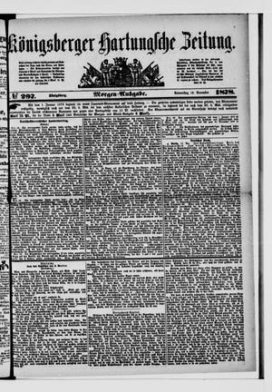 Königsberger Hartungsche Zeitung on Dec 19, 1878