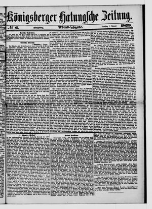 Königsberger Hartungsche Zeitung vom 07.01.1879