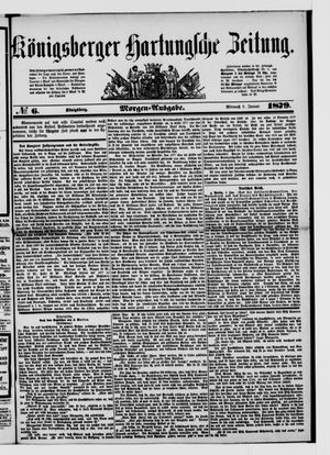 Königsberger Hartungsche Zeitung vom 08.01.1879