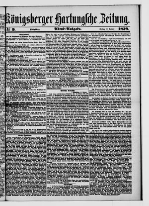Königsberger Hartungsche Zeitung vom 10.01.1879
