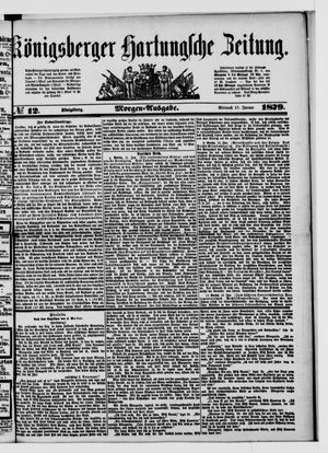 Königsberger Hartungsche Zeitung on Jan 15, 1879