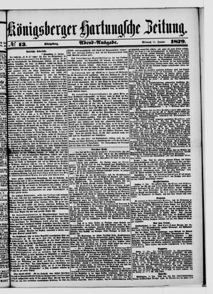 Königsberger Hartungsche Zeitung on Jan 15, 1879