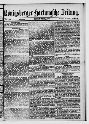 Königsberger Hartungsche Zeitung vom 16.01.1879