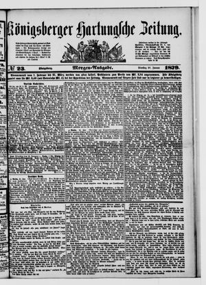 Königsberger Hartungsche Zeitung vom 28.01.1879