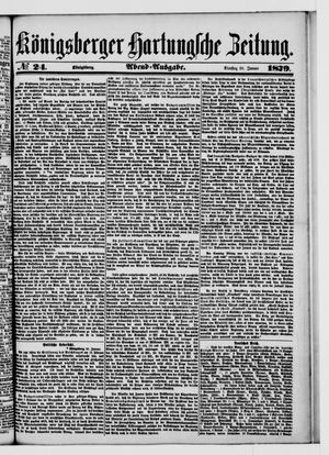 Königsberger Hartungsche Zeitung vom 28.01.1879