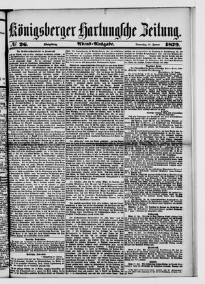 Königsberger Hartungsche Zeitung vom 30.01.1879