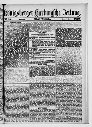 Königsberger Hartungsche Zeitung on Jan 31, 1879