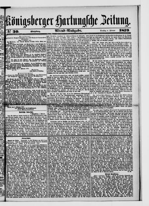 Königsberger Hartungsche Zeitung vom 04.02.1879