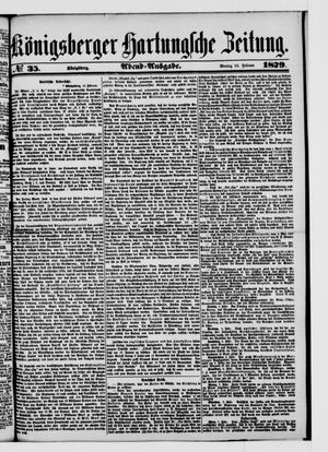 Königsberger Hartungsche Zeitung on Feb 10, 1879